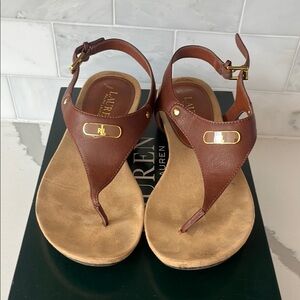 Lauren Ralph Lauren Brown Sandals
